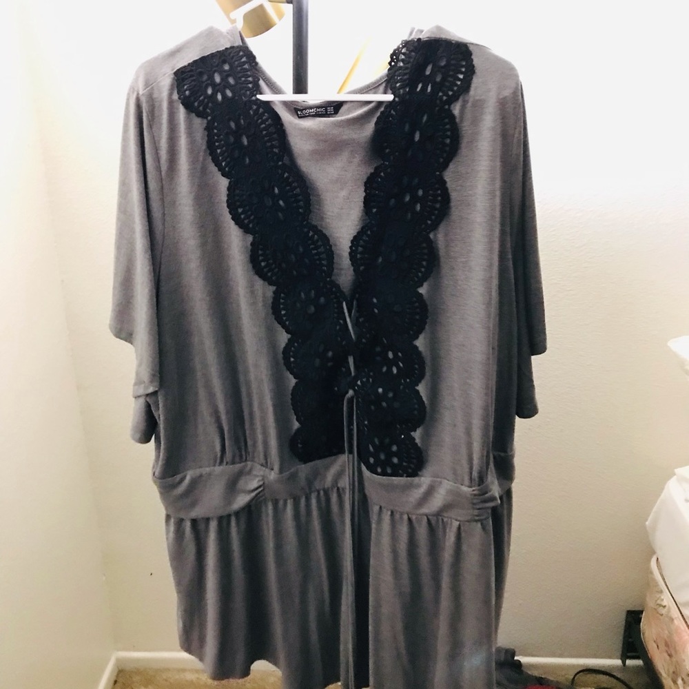 Grey dress shirt
